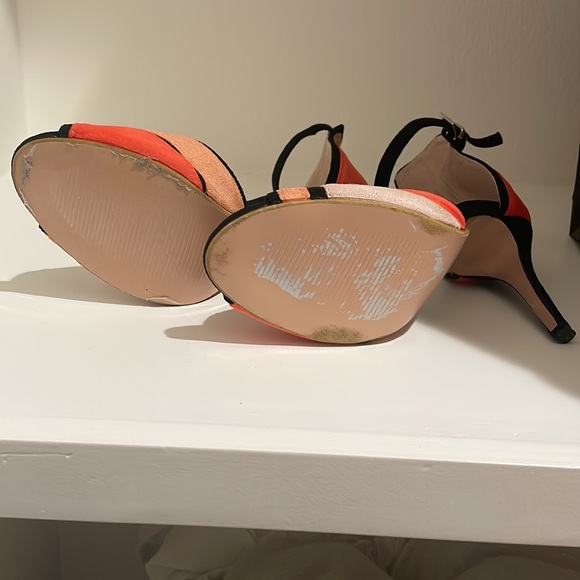 Black orange nude heels from shien - Picture 4 of 6